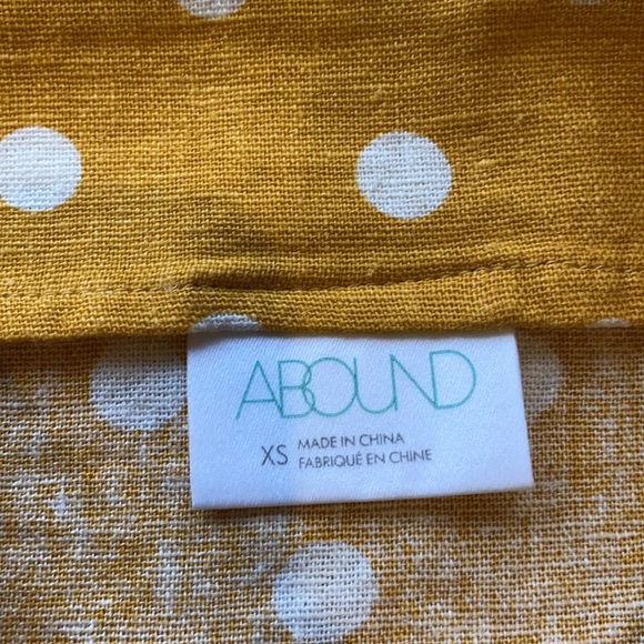 Abound Yellow and white polkadot tank - Picture 8 of 8